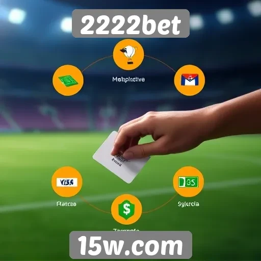 Métodos de pagamento aceitos no 2222bet